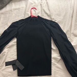 Black Long Sleeve Top